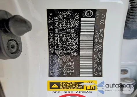 2015 Lexus Es 350 z USA, uszkodzony, nr VIN JTHBK1GG8F2165172